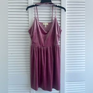 Women’s Velvet Dark Pink Dress Size 2X